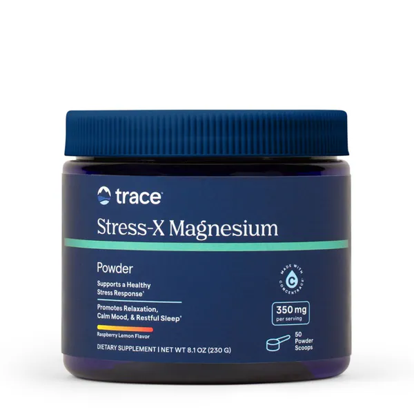 Hovedbilde Trace Minerals Stress-X Magnesium Powder 230g